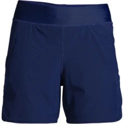 Lands' End Women's 5" Quick Dry Elastic Waist Board Shorts Swim Cover-up Shorts With Panty -Clothing store GUEST bcb7376a f05b 4e06 ba40 f33724a341ac