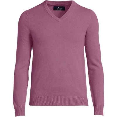 Lands' End Men's Fine Gauge Cashmere V-neck Sweater 12 Lands' End Men's Fine Gauge Cashmere V-neck Sweater - Image 12