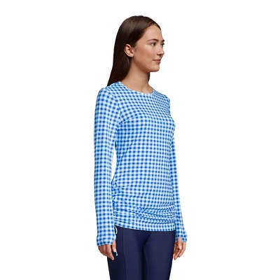 Lands' End Draper James X Lands' End Women's Adjustable Long Sleeve Swim Tunic Rash Guard 2 Lands' End Draper James X Lands' End Women's Adjustable Long Sleeve Swim Tunic Rash Guard - Image 2
