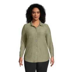 Lands' End Women's Long Sleeve Soft Performance Roll Tab Tunic -Clothing store GUEST be20dd23 b96c 47d3 96b1 27b9cf1f4744