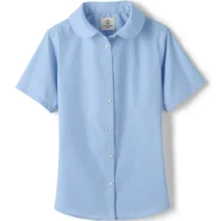 Lands' End School Uniform Girls Short Sleeve Peter Pan Collar Broadcloth Shirt -Clothing store GUEST be614c90 2459 439d ab2b 8db2bc647a64