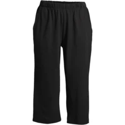 Lands' End Women's Sport Knit High Rise Elastic Waist Pull On Capri Pants -Clothing store GUEST c0753adb 60cd 4ced 9507 d5b675f6c739