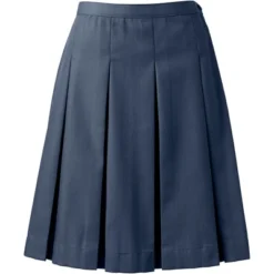 Lands' End Lands' End School Uniform Women's Poly-Cotton Box Pleat Skirt Top Of Knee -Clothing store GUEST c219ea74 81ee 487b 8986 df09eac27dcf