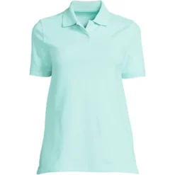 Lands' End Women's Mesh Cotton Short Sleeve Polo Shirt -Clothing store GUEST c272ee7a f1a1 4d14 a397 6655943017a7