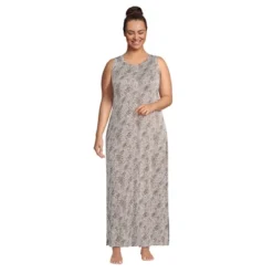 Lands' End Women's Sleeveless Cooling Long Nightgown -Clothing store GUEST c2ea9270 e4c7 4c86 a884 c65f3c886e18