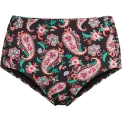 Lands' End Women's Chlorine Resistant Smocked High Waisted Bikini Swim Bottoms -Clothing store GUEST c2f33271 3e36 4180 be92 30ba0eba898d