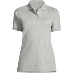 Lands' End School Uniform Women's Short Sleeve Interlock Polo Shirt -Clothing store GUEST c32b1ff0 fb6f 4692 ba3d 3f40ae4b83d9