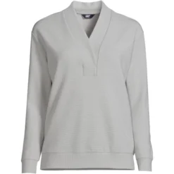 Lands' End Women's Long Sleeve Ottoman Shawl Collar Pullover -Clothing store GUEST c349df41 04d1 43bd bff7 b6a675cbd775