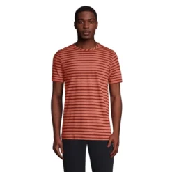 Lands' End Men's Short Sleeve Cotton Linen Tee -Clothing store GUEST c3c9f6f8 ebfc 4210 846f 4c0a40831645