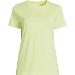 Lands' End Women's Relaxed Supima Cotton Short Sleeve Crewneck T-Shirt -Clothing store GUEST c406c1b6 57fb 44bb 9408 27941e252462