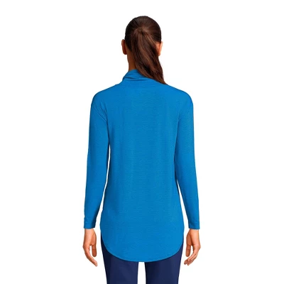 Lands' End Women's Power Performance Cowl Neck Top 1 Lands' End Women's Power Performance Cowl Neck Top