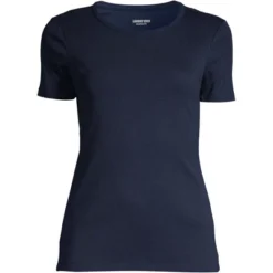 Lands' End Women's Tall All Cotton Short Sleeve Crewneck T-shirt 15 Lands' End Women's Tall All Cotton Short Sleeve Crewneck T-shirt -Clothing store GUEST c709feb2 190a 4ea4 9c33 473442c6f9e1 1
