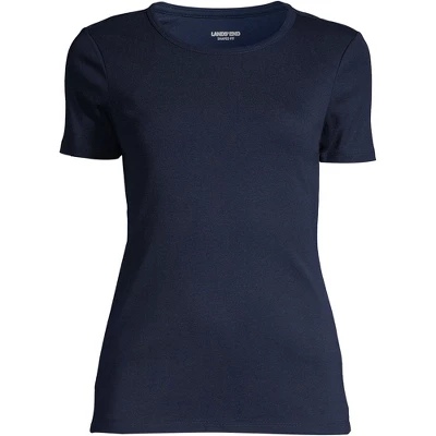 Lands' End Women's Tall All Cotton Short Sleeve Crewneck T-shirt 5 Lands' End Women's Tall All Cotton Short Sleeve Crewneck T-shirt - Image 5