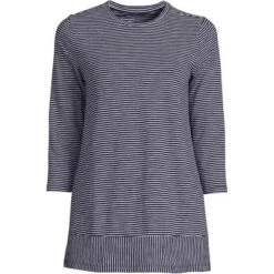 Lands' End Women's 3/4 Sleeve Slub Jersey Swing Tunic -Clothing store GUEST c77a77cd afc2 4a3e bea8 c61b681cb661