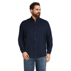 Lands' End Men's Traditional Fit Flagship Flannel Shirt -Clothing store GUEST c7d99556 512c 4e93 ad8f ce7c6bb5cfa8