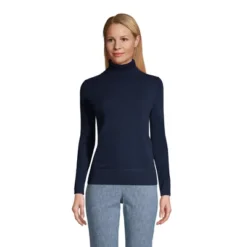 Lands' End Women's Tall Cashmere Turtleneck Sweater -Clothing store GUEST c7da510f 8b02 45b4 a107 d3043f73c189