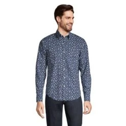 Lands' End Men's Traditional Fit Essential Lightweight Poplin Shirt 18 Lands' End Men's Traditional Fit Essential Lightweight Poplin Shirt -Clothing store GUEST c822af85 79df 4ec9 9034 abc03bf5f840