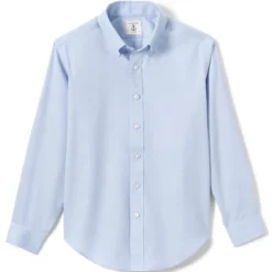 Lands' End School Uniform Boys Long Sleeve No Iron Pinpoint Dress Shirt -Clothing store GUEST ca10d91c 6f28 4a65 948d 62677a4ae9a6
