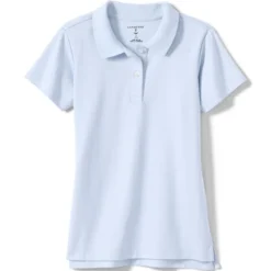 Lands' End School Uniform Girls Short Sleeve Feminine Fit Interlock Polo Shirt -Clothing store GUEST ca5d4688 ae27 4572 ba14 37a97ee6c793