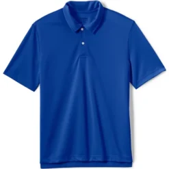 Lands' End Men's Short Sleeve Poly Pique Polo Shirt -Clothing store GUEST ca61b3af f075 4624 a675 3e587abdb163