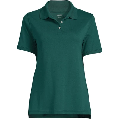 Lands' End School Uniform Women's Tall Short Sleeve Interlock Polo Shirt 5 Lands' End School Uniform Women's Tall Short Sleeve Interlock Polo Shirt - Image 5