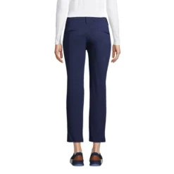 Lands' End Women's Lands' End Flex Mid Rise Pull On Crop Pants