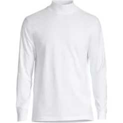 Lands' End Men's Super-T Mock Turtleneck -Clothing store GUEST cd11ee3b d593 47ff 8d99 1f7e59987591