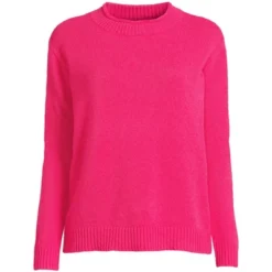 Lands' End Women's Cashmere Easy Fit Crew Neck Sweater -Clothing store GUEST cd80bf9c 14c7 40a9 b662 882e736718b8