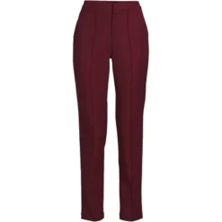 Lands' End Women's High Rise Bi Stretch Pintuck Pencil Ankle Pants -Clothing store GUEST cdd28ba3 fbae 44c2 ad86 ab4267be8495