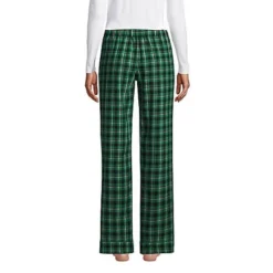 Lands' End Women's Print Flannel Pajama Pants