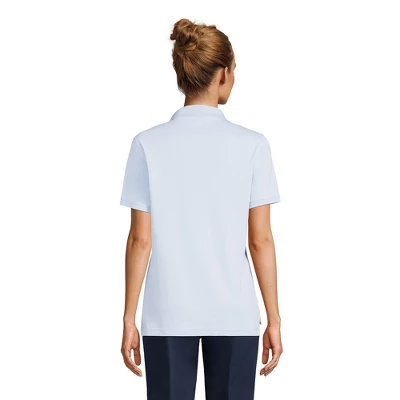 Lands' End School Uniform Women's Tall Short Sleeve Interlock Polo Shirt 1 Lands' End School Uniform Women's Tall Short Sleeve Interlock Polo Shirt