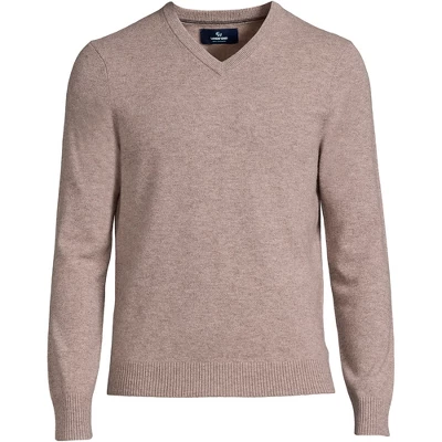 Lands' End Men's Fine Gauge Cashmere V-neck Sweater 5 Lands' End Men's Fine Gauge Cashmere V-neck Sweater - Image 5