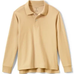 Lands' End School Uniform Kids Long Sleeve Interlock Polo Shirt -Clothing store GUEST ce90020e 90ce 4186 9900 0b36cb6821ce