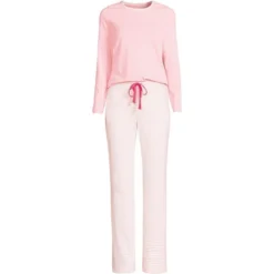 Lands' End Women's Tall Knit Pajama Set Long Sleeve T-Shirt And Pants -Clothing store GUEST ceb8b9a9 1ea6 494a 99db 6a3e069bee4d