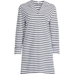Lands' End Women's Cotton Jersey Long Sleeve Hooded Swim Cover-up Dress -Clothing store GUEST cfdc22f8 a7c2 4191 9bd9 a392d2dc4078