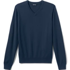 Lands' End School Uniform Men's Cotton Modal Fine Gauge V-neck Sweater 9 Lands' End School Uniform Men's Cotton Modal Fine Gauge V-neck Sweater -Clothing store GUEST d000c6f0 0003 4298 a765 a614433f7885