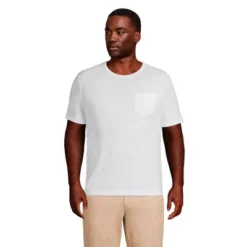 Lands' End Men's Short Sleeve Garment Dye Slub Pocket Tee -Clothing store GUEST d02161e6 e58a 4319 ab8c 202bdc662f14