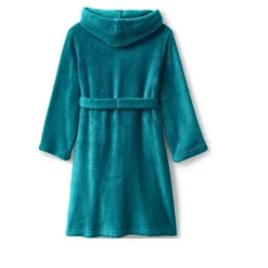 Lands' End Kids Hooded Fleece Solid Robe