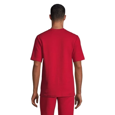 Lands' End Men's Waffle Short Sleeve Pajama Henley 1 Lands' End Men's Waffle Short Sleeve Pajama Henley