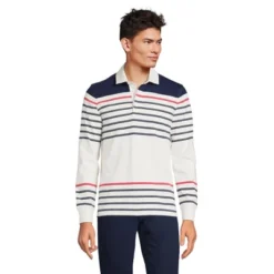 Lands' End Men's Long Sleeve Solid Rugby -Clothing store GUEST d222358d ffe5 419d b8d1 74b1ced1860b