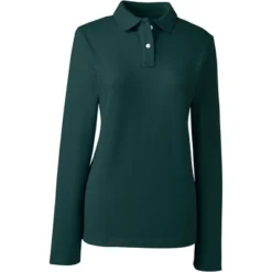 Lands' End School Uniform Women's Long Sleeve Feminine Fit Mesh Polo Shirt -Clothing store GUEST d23e2913 f02c 44ec 89b1 07f8f22a85dc