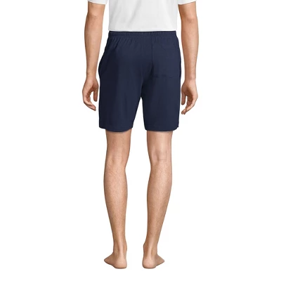 Lands' End Men's Knit Jersey Pajama Shorts 2 Lands' End Men's Knit Jersey Pajama Shorts - Image 2