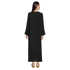 Lands' End Women's Modal Long Sleeve Swim Cover-up Maxi Dress