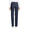 Lands' End Women's Recover High Rise Straight Leg Blue Jeans