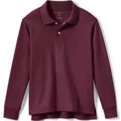 Lands' End School Uniform Kids Long Sleeve Interlock Polo Shirt -Clothing store GUEST d8b0c5e7 9121 45f7 a7be e4020dc5a7fc