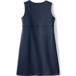 Lands' End Girls Ponte Pleat Jumper