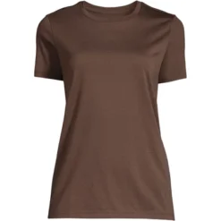 Lands' End Women's Relaxed Supima Cotton Short Sleeve Crewneck T-Shirt -Clothing store GUEST d96bd10a d362 487d bb40 fcd7ef8ccbd6