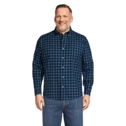 Lands' End Men's Traditional Fit No Iron Twill Shirt -Clothing store GUEST d97906fe 8d29 4ef7 82c0 a129d06f6308