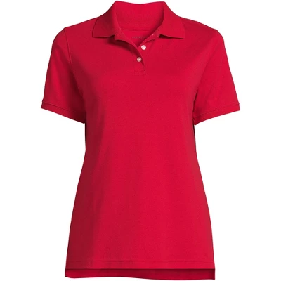 Lands' End School Uniform Women's Tall Short Sleeve Interlock Polo Shirt 6 Lands' End School Uniform Women's Tall Short Sleeve Interlock Polo Shirt - Image 6