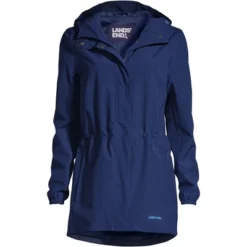 Lands' End Women's Waterproof Hooded Packable Raincoat -Clothing store GUEST db5c6cad 5053 4739 820d f91247ef6275